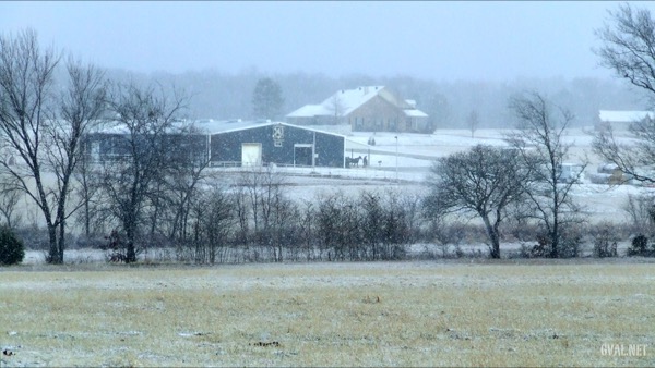 Stallion Lake Ranch Stables In Snow